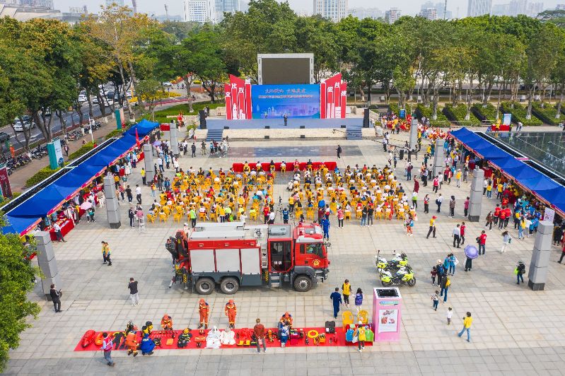 2022年3月5日，2022年中山市全国文明城市宣传月启动仪式现场。摄影：周宏陶。DSC_3296 